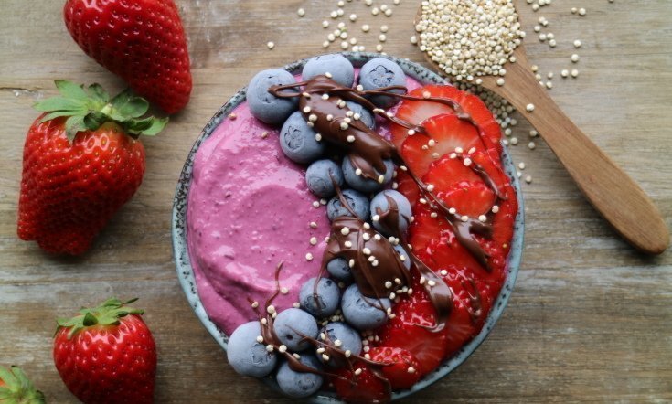 Sunn smoothie: Oat and berries