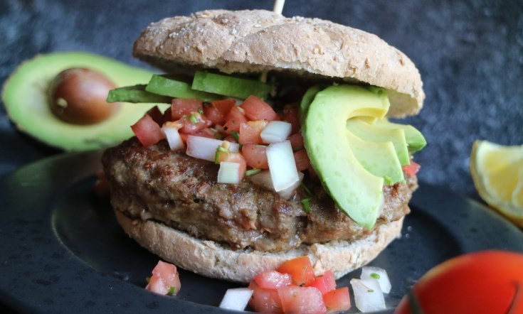 Nyttigare hamburgare – 619 kalorier