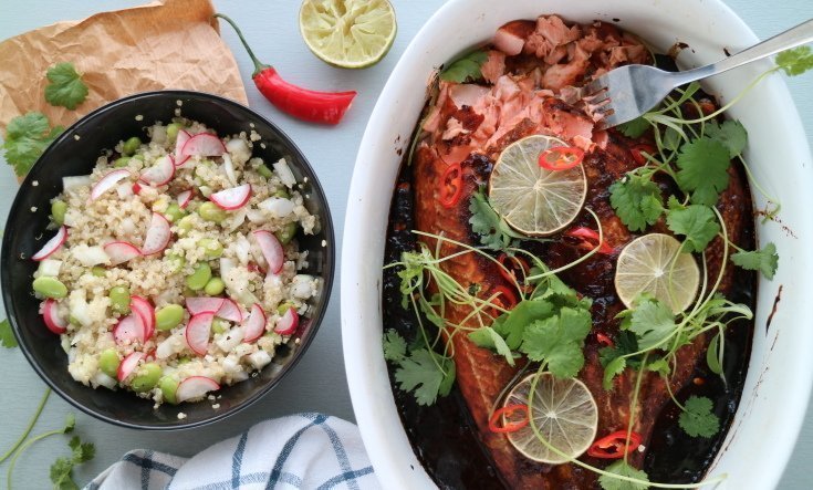 Nyttigt recept: Ugnsbakad teriyakilax
