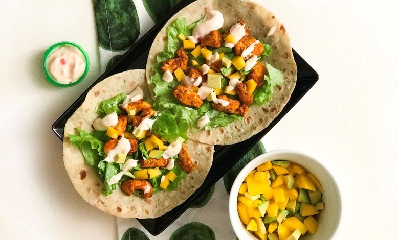 Nyttigt enkelt middagstips: Recept på fajitas med grillad mango
