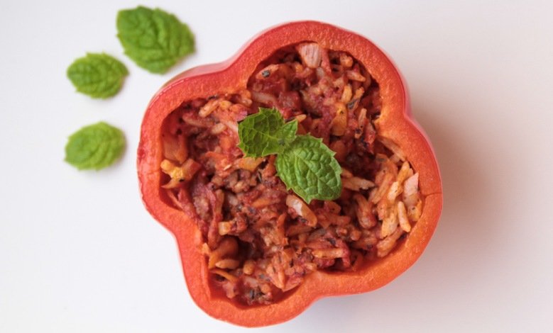 Kalorifattig middag med Fylte paprika