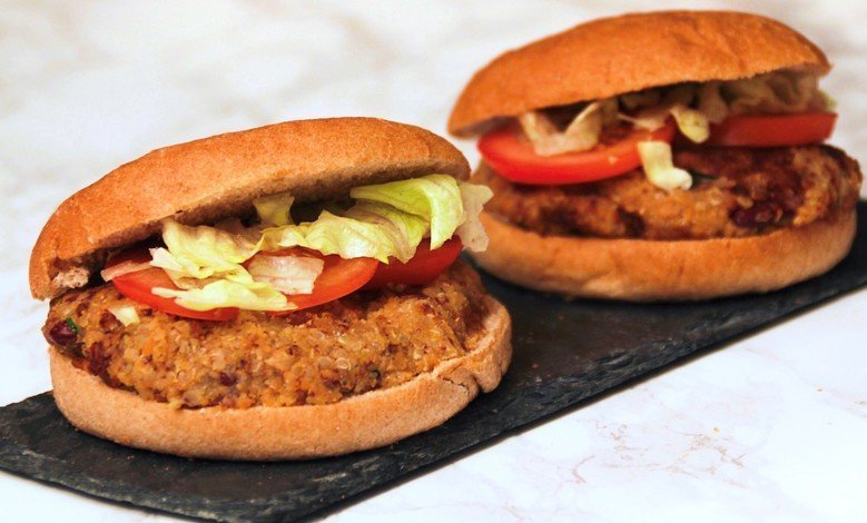 Nyttigt middagstips: Vegetarisk burgare med Quinoa