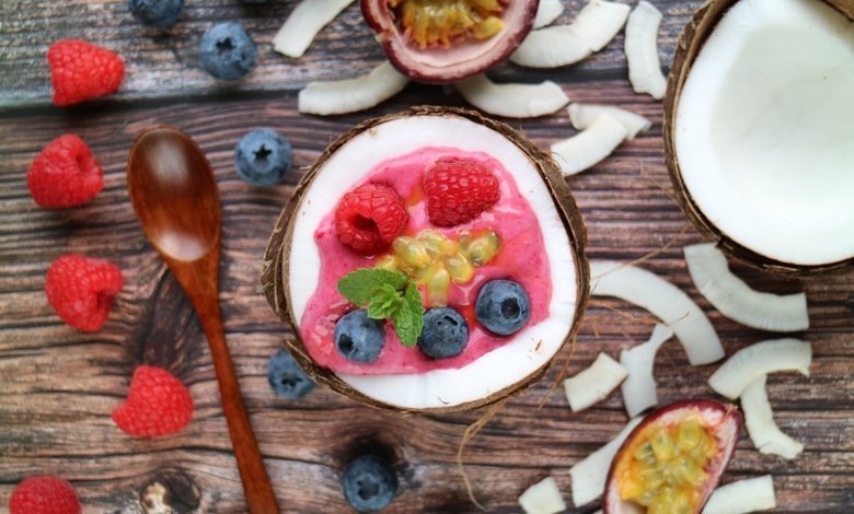 Low carb smoothie med kokosmjölk
