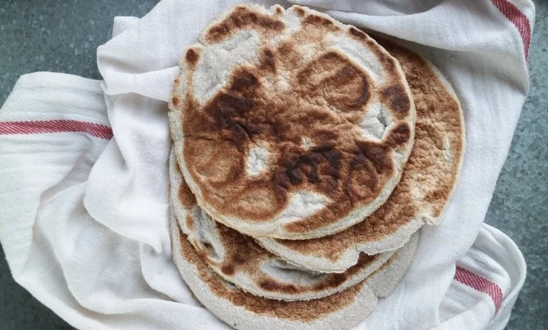 Naanbröd med lågt kolhydratinnehåll