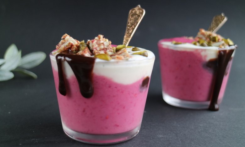 Bringebærsmoothie med Nutrilett Smart Living Snackbar