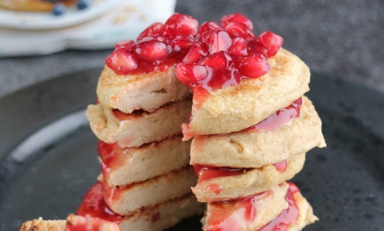 Nutrilett pannekake med granateple