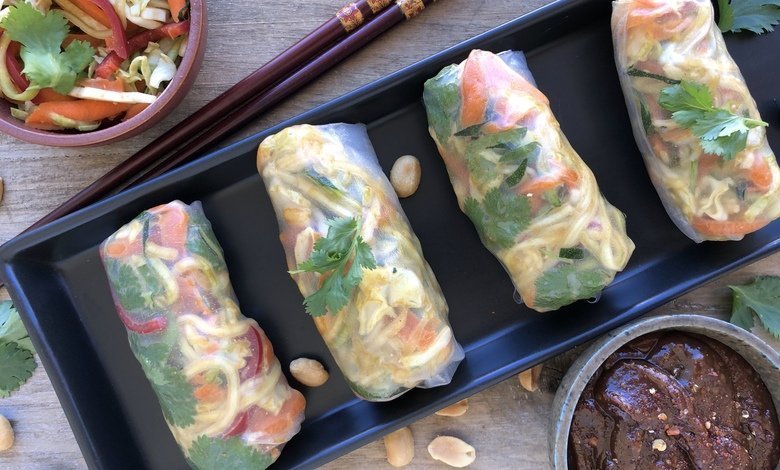 Vegetariska vårrullar - nyttigt recept