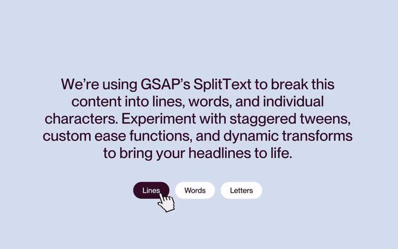 Vorschau: Masked Text Reveal