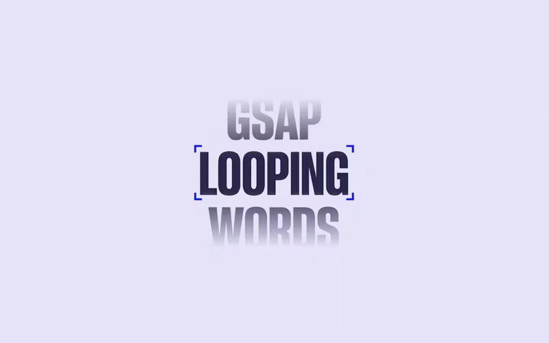 Vorschau: Looping Words with Selector