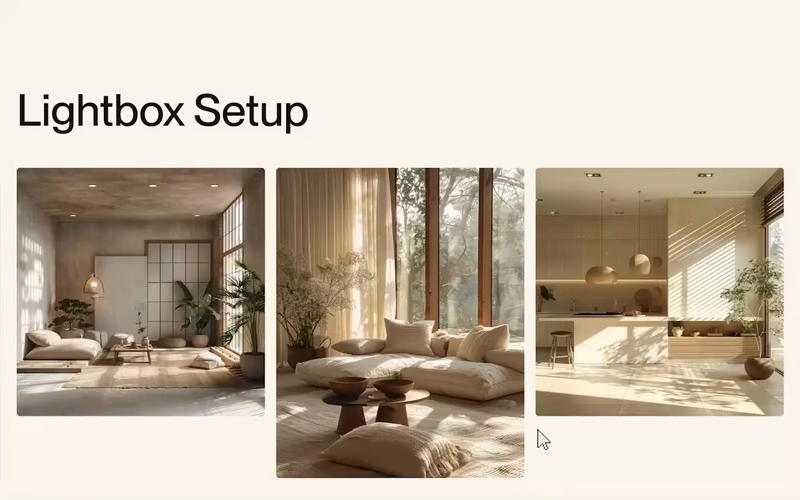 Vorschau: Lightbox Setup