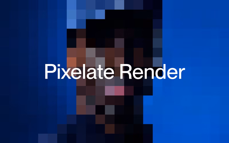 Vorschau: Pixelate Image Render Effect