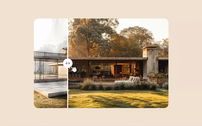Vorschau: Before/After Split Slider