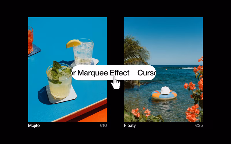 Vorschau: Cursor with Marquee Effect