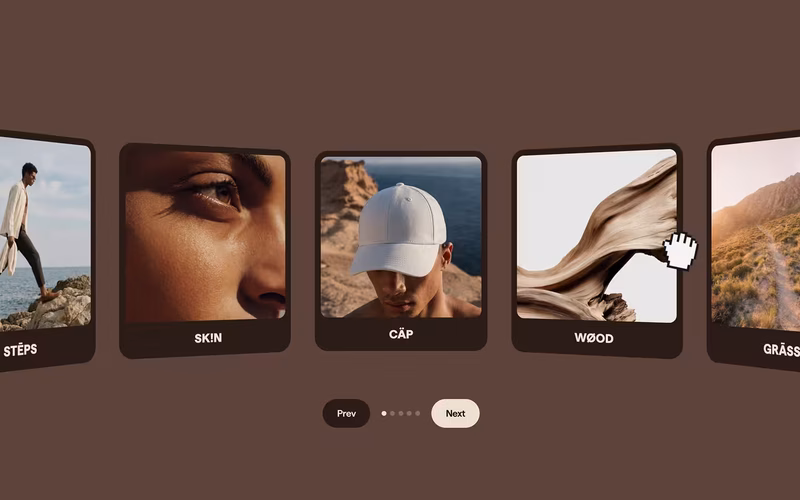 Vorschau: Spatial Cards Slider (GSAP)