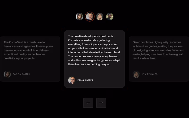 Vorschau: Centered Looping Slider