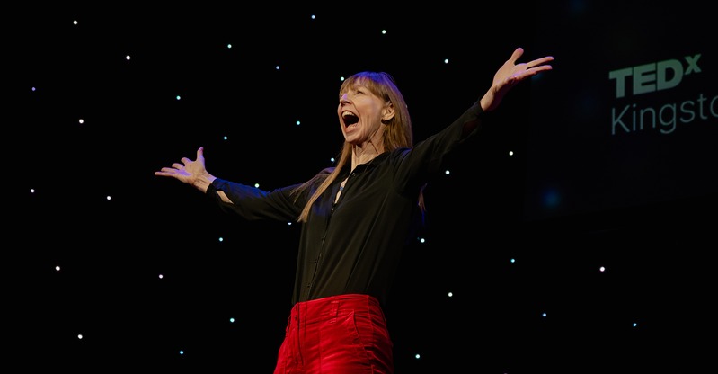 Caitlin Limmer on stage