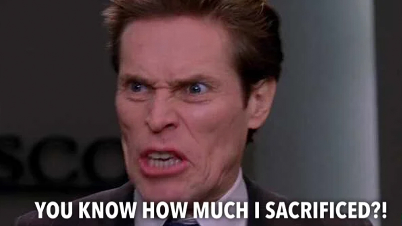 Norman Osborn You know how much I sacrificed