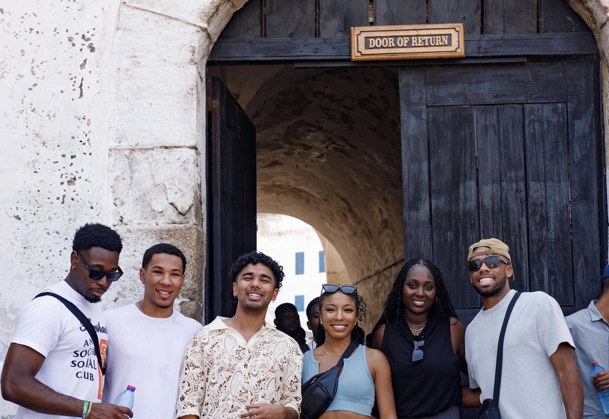 A group at the door of no return