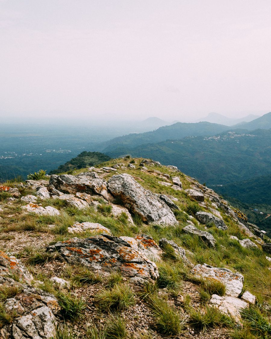 A wide view shot of Mount Gemi