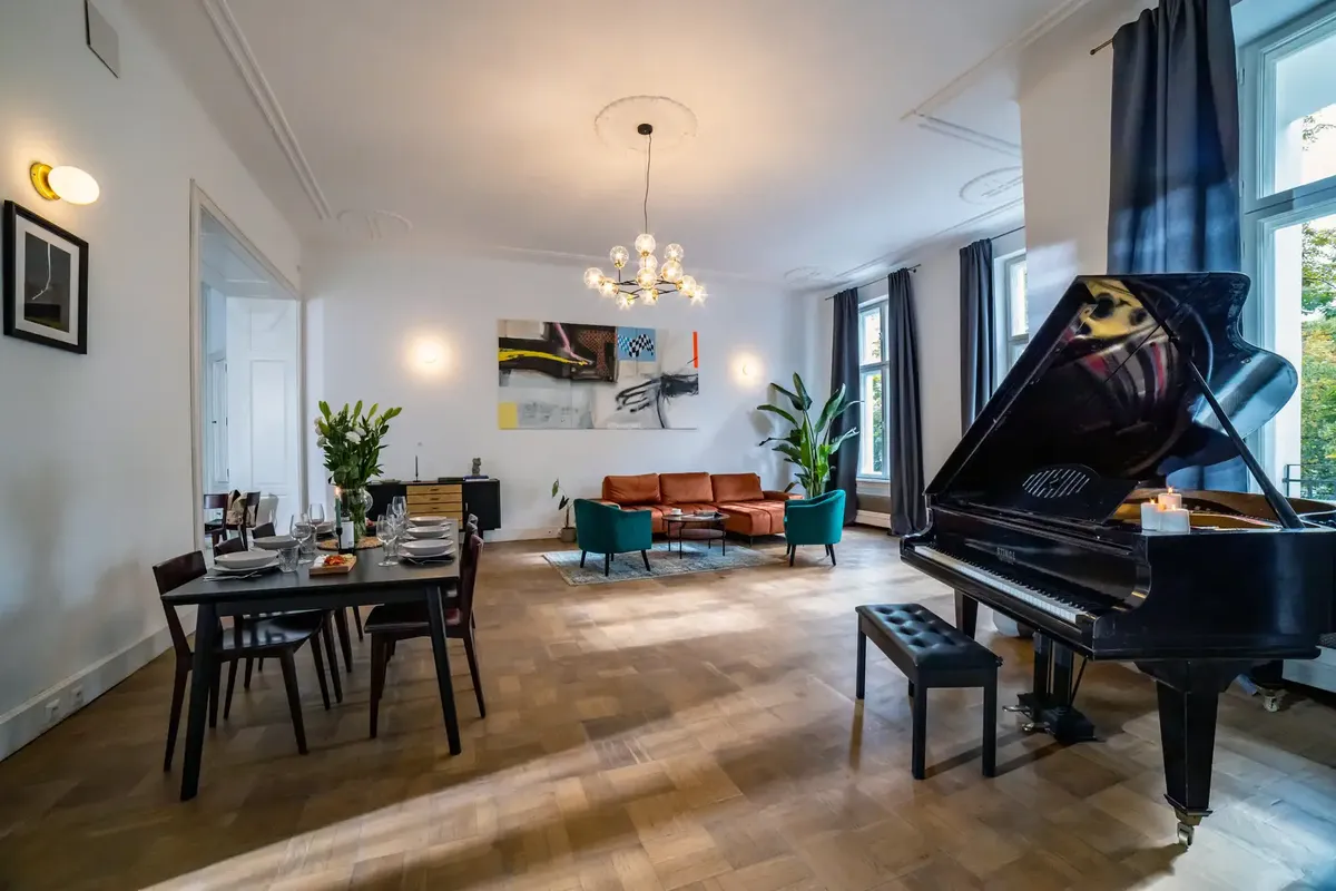The main living space at NOA, Warsaw