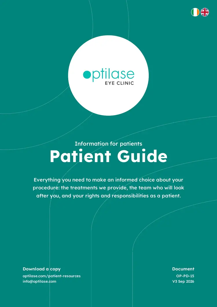 Cover of the Optilase patient guide