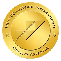 Gold seal badge showing the JCI (Joint Commission International) Gold Seal accreditation