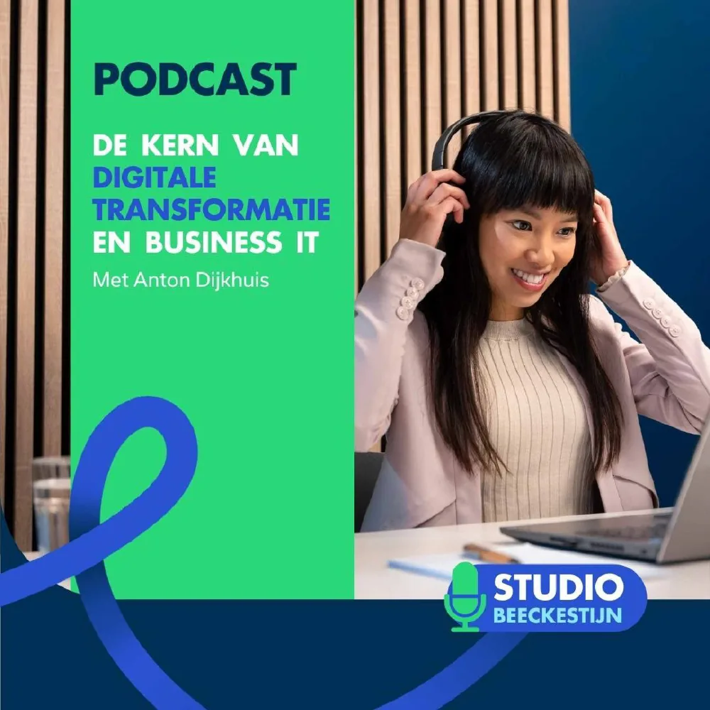 Podcaststudio-visual ontworpen voor Beeckestijn