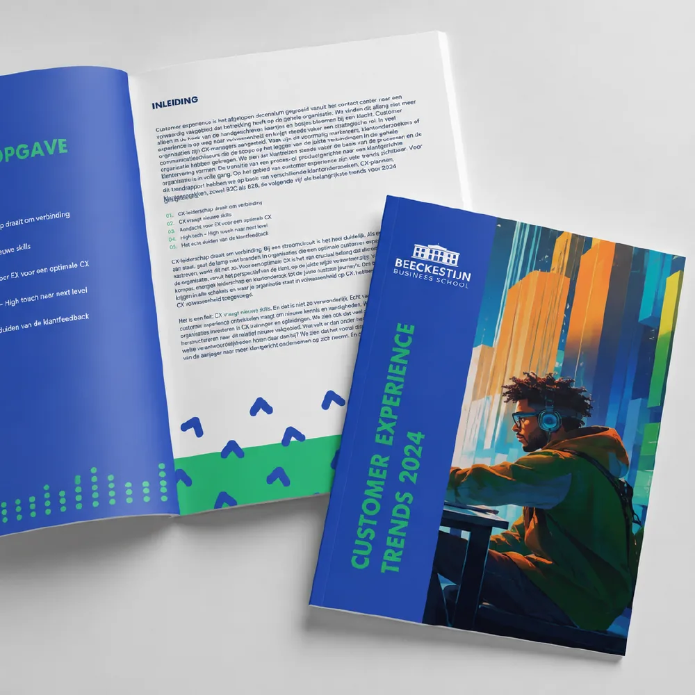 Whitepaper 'Customer Experience Trends 2024' ontworpen voor Beeckestijn