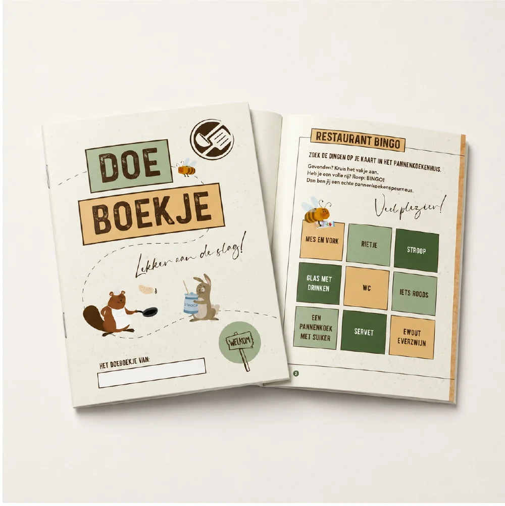 Doe-boekje van de Pannenkoekenhuizen als voorbeeld van lokale marketing