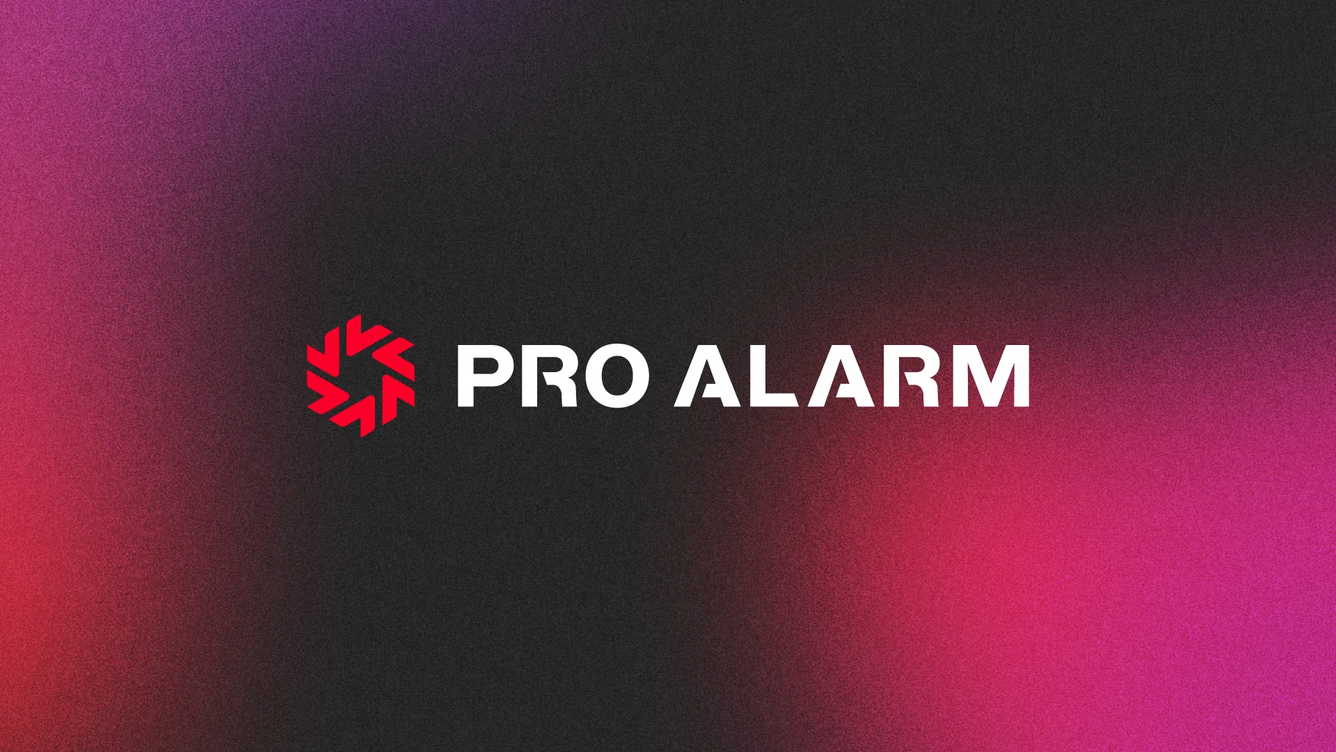 Logo en merkkleuren van Pro alarm
