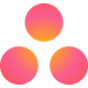 The asana logo