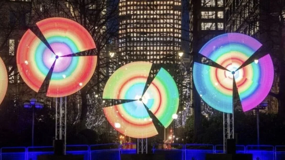 Canary Wharf - Winter Lights
