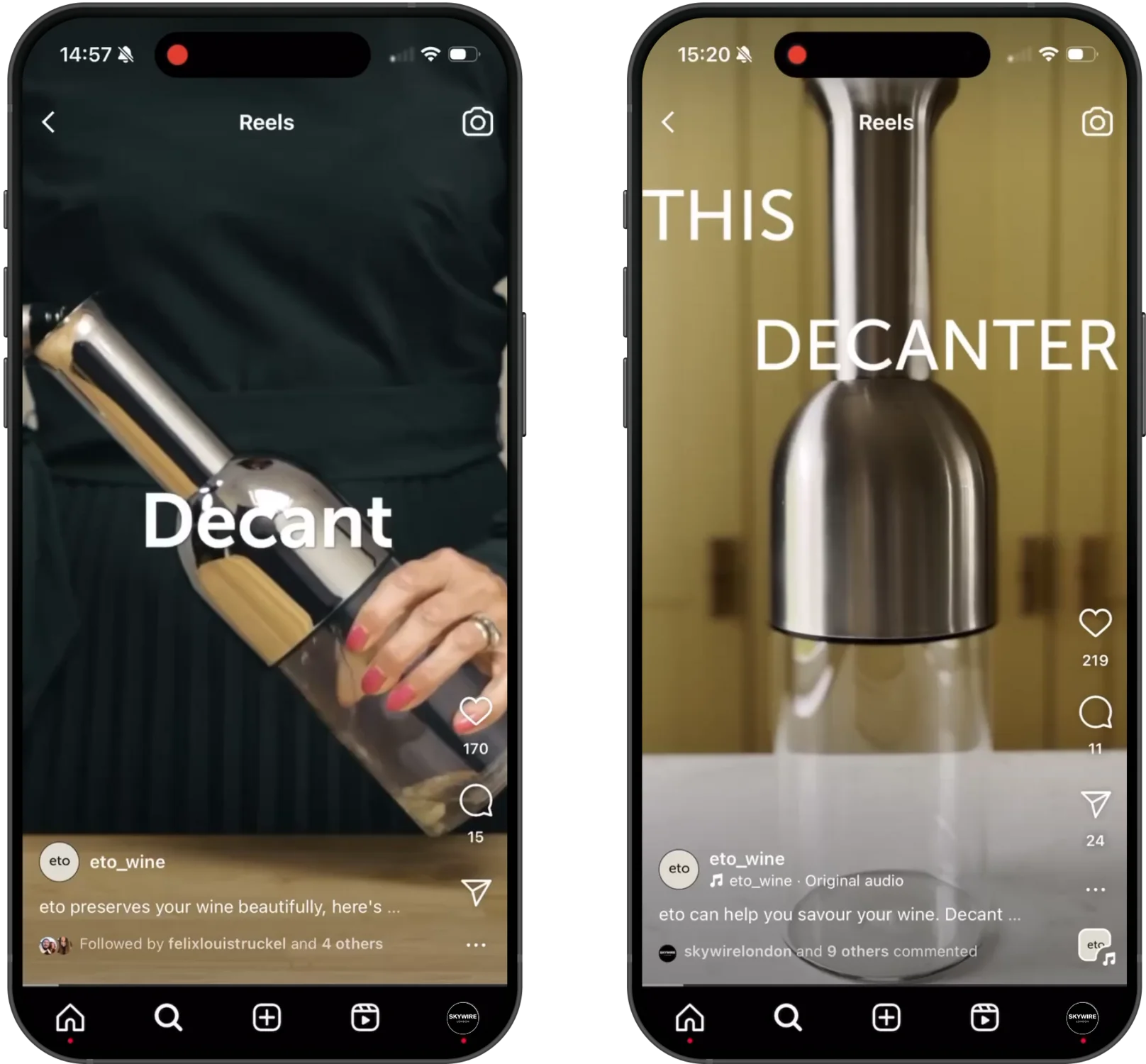 Eto Wines Social Media Luxury Retail Advertising Agency
