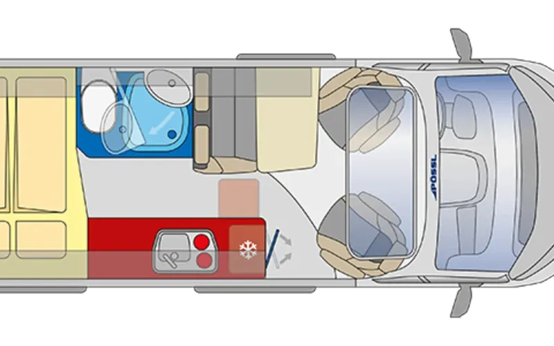 Pössl Summit Prime 600 – Grundriss