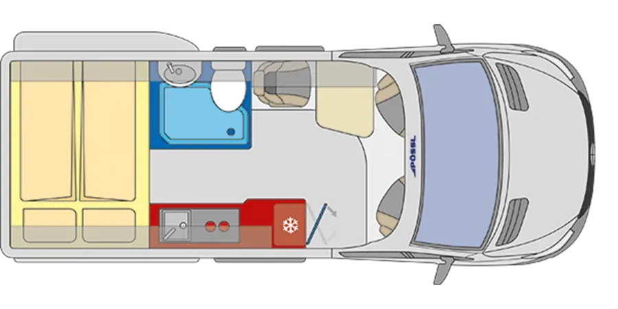 Grundriss Pössl Roadstar XT