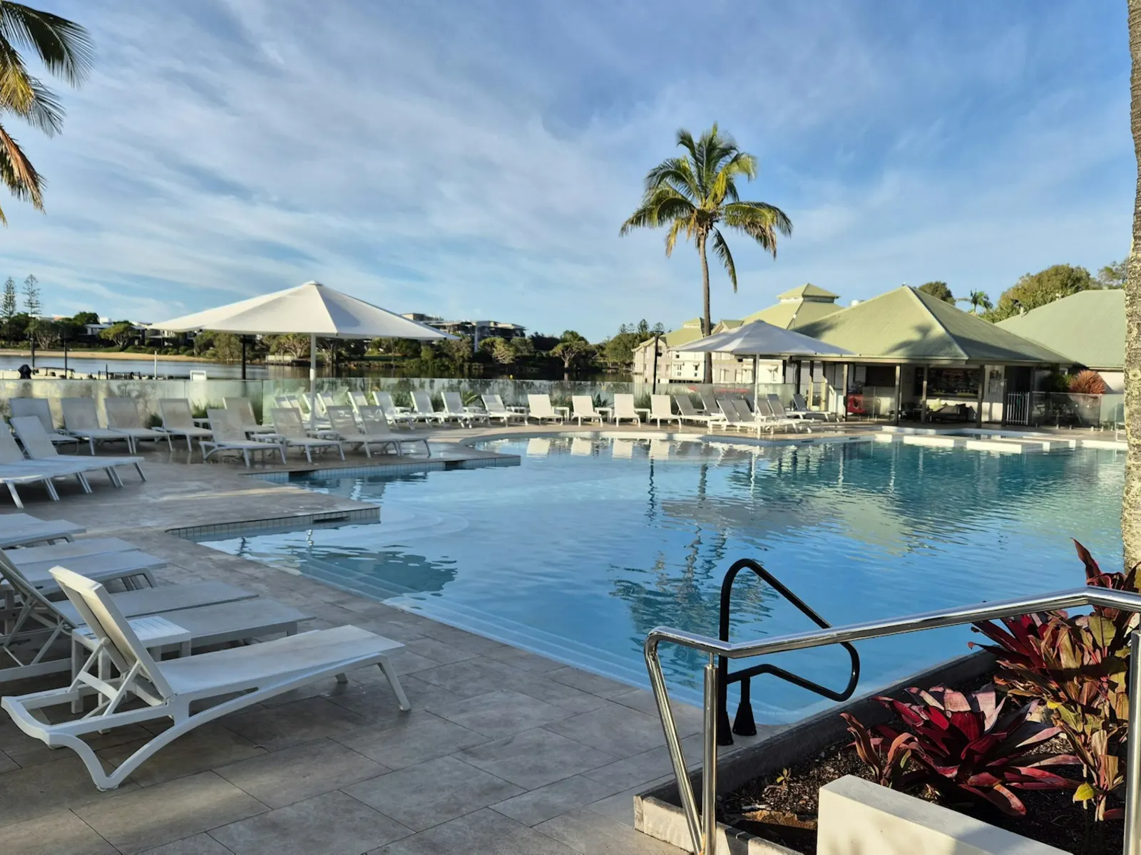 Resort pool on the Sunshine Coast, Queensland