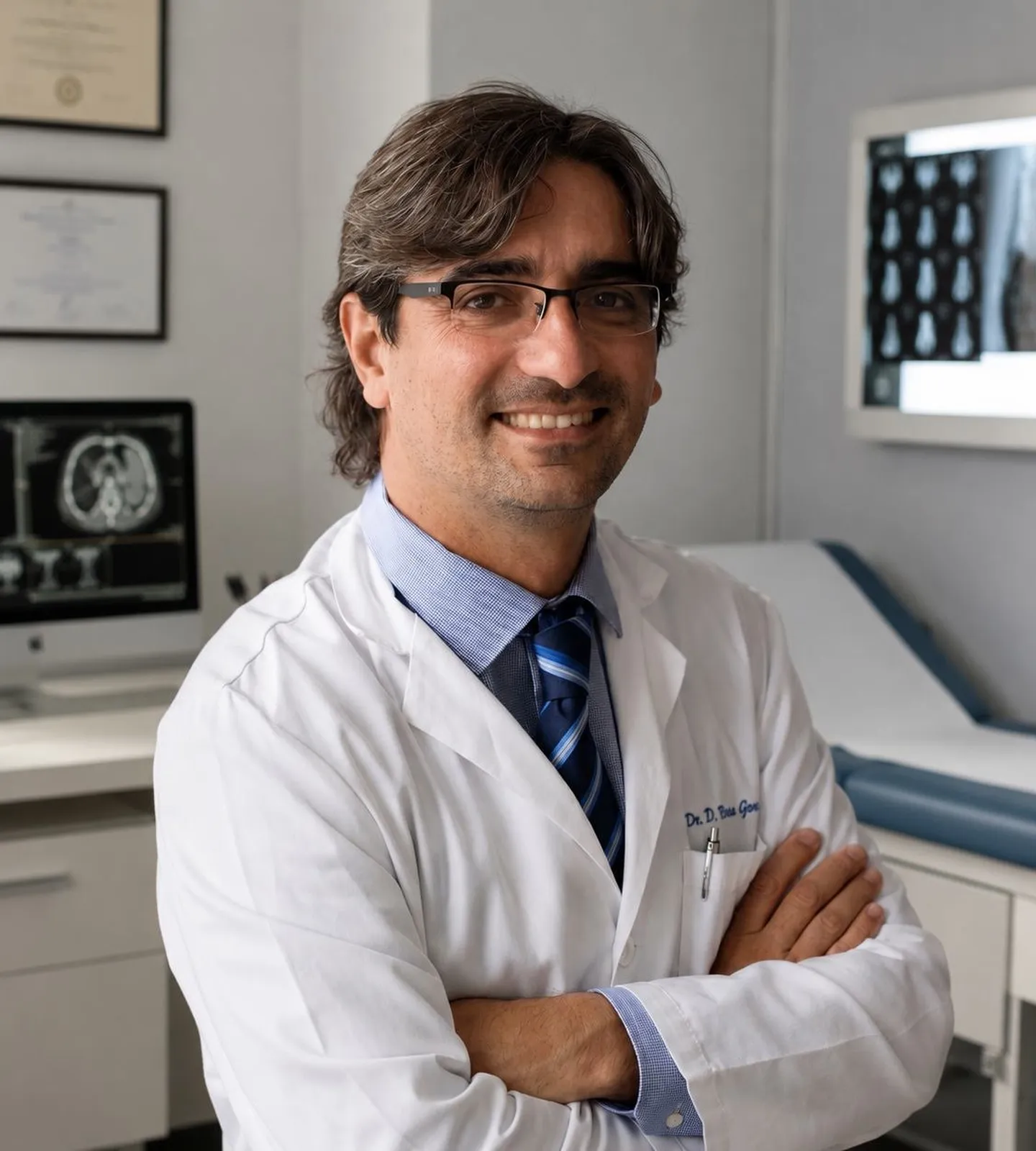 Portrait of a surgeon in a consulting room