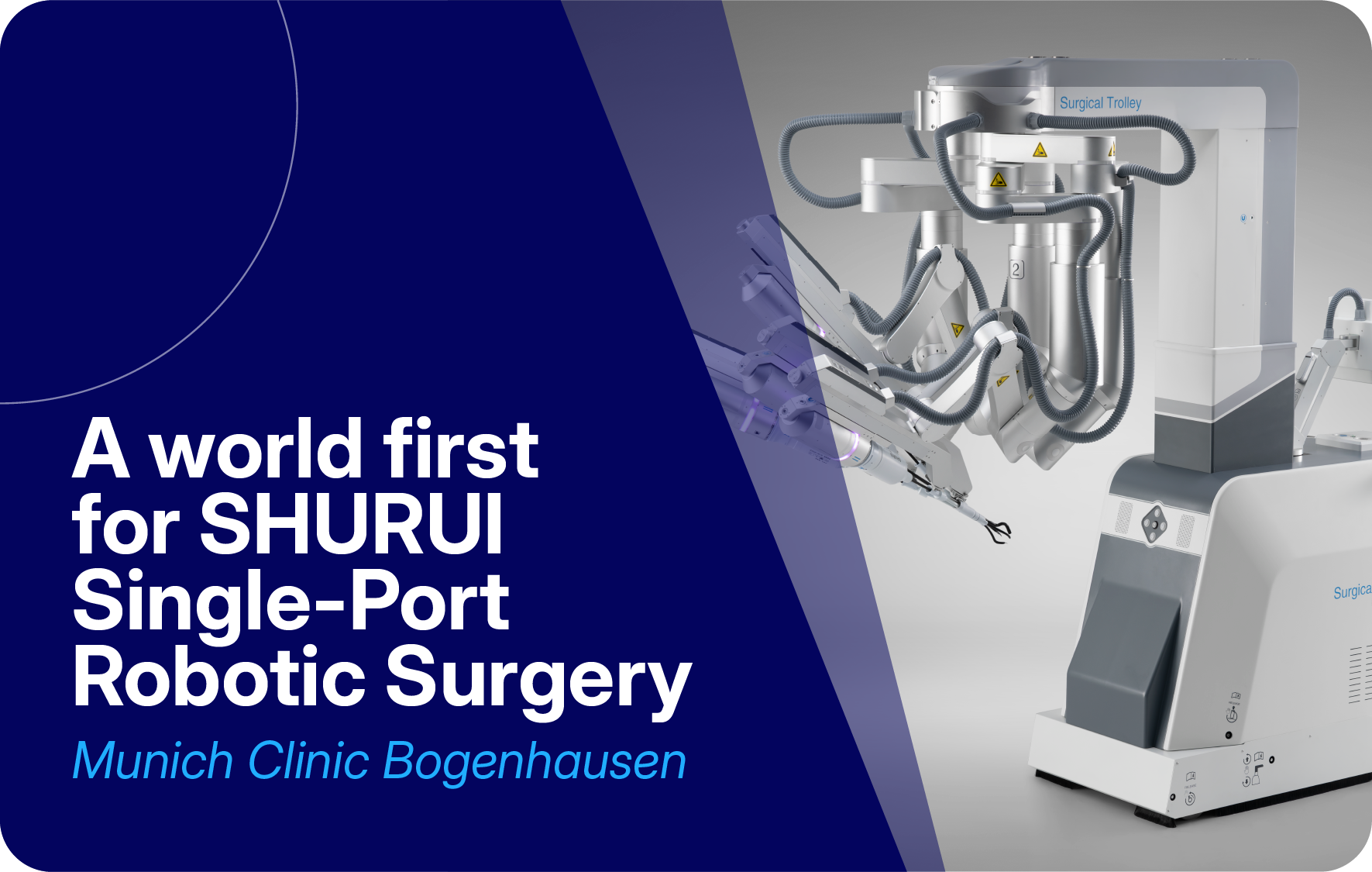 A world first for SHURUI single-port robotic surgery, Munich Clinic Bogenhausen