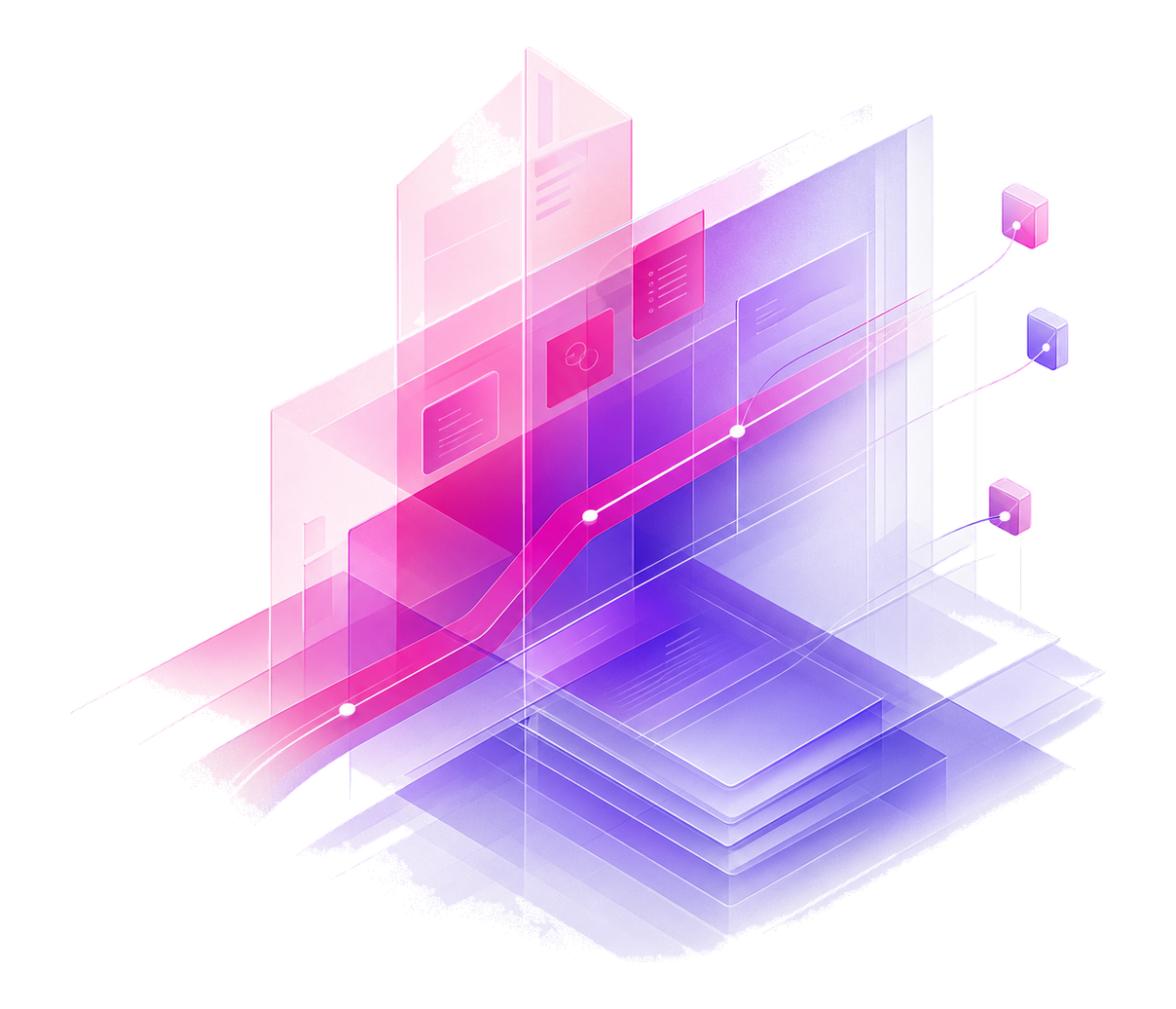 SaaS product infrastructure visual