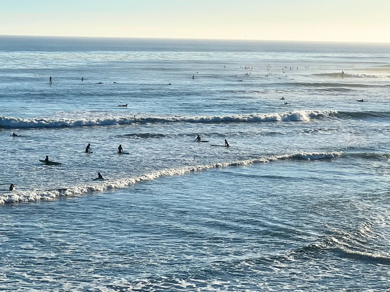 The Pleasure Point coast
