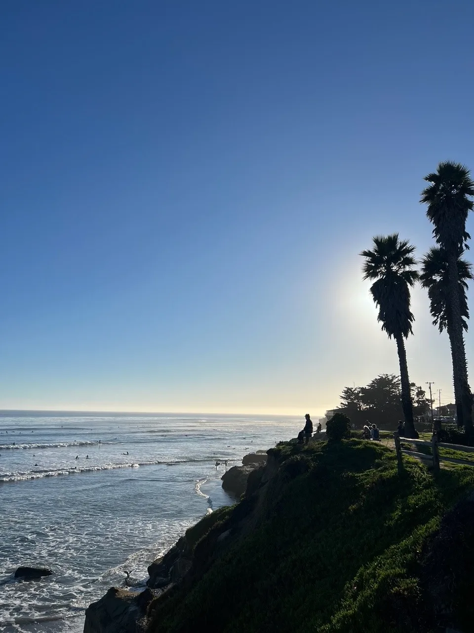 Pleasure Point at sunset