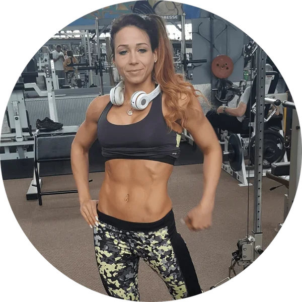 Jackie im Fitnessstudio