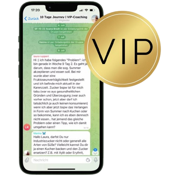VIP Coaching- & Support-Gruppe