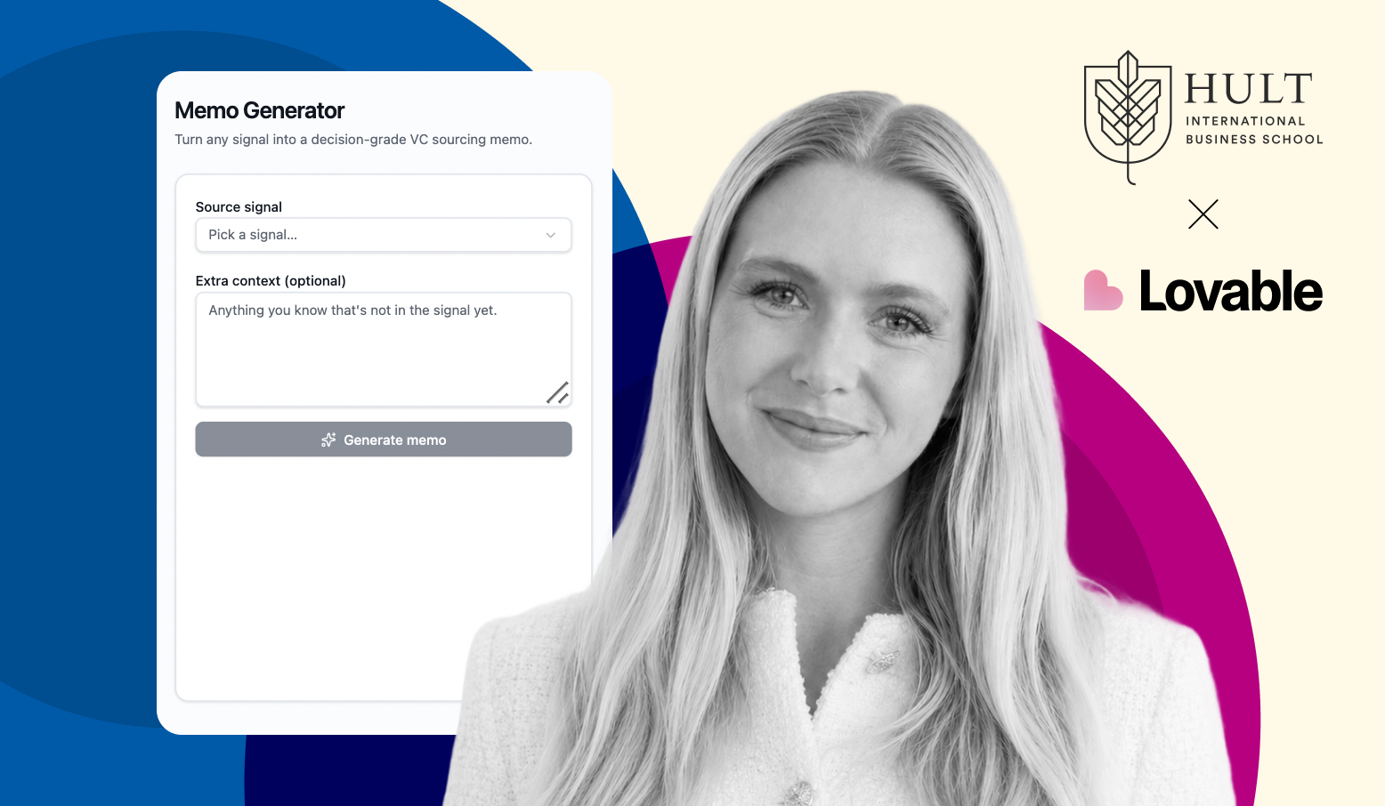 Hult x Lovable: Sophie Alme Turns Ideas Into Working Applications
