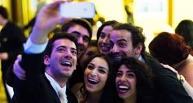 Alumni taking a selfie