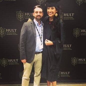 Nicole with career advisor Tom
