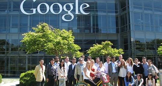Good company: Hult students get a glimpse inside Google during campus tour