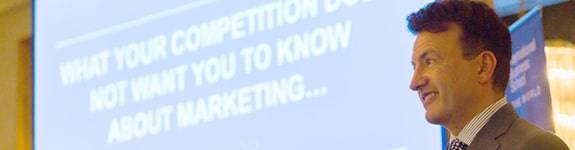 Hult Professor, Marco Protano presenting