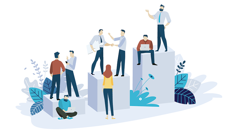 Illustration showing soft skills