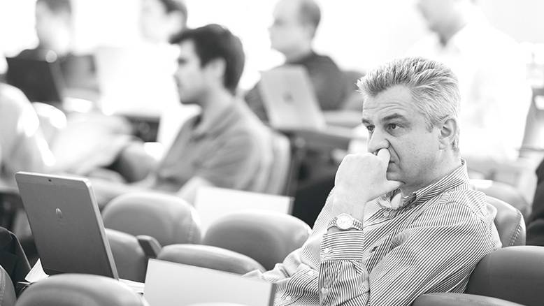 Hult Student in Class